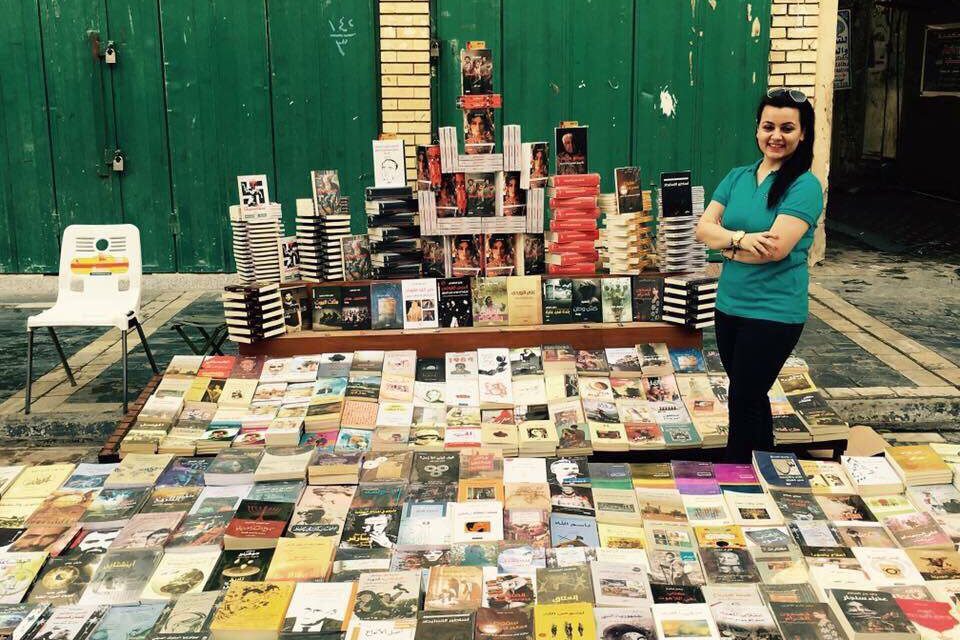 Baraa Al Bayati… the First Female Bookseller in Baghdad’s Al Mutanabbi Street