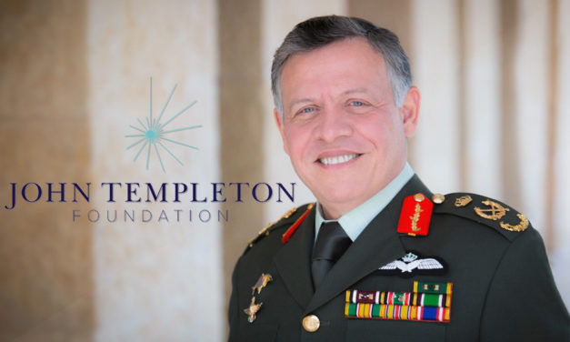 العاهل الأردني ينال “جائزة تمبلتون 2018” لتعزيز فرص التعايش بين الأديان