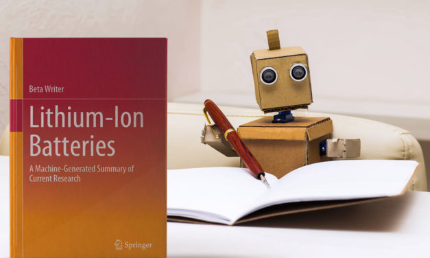 Springer Nature publishes its first machine-generated book