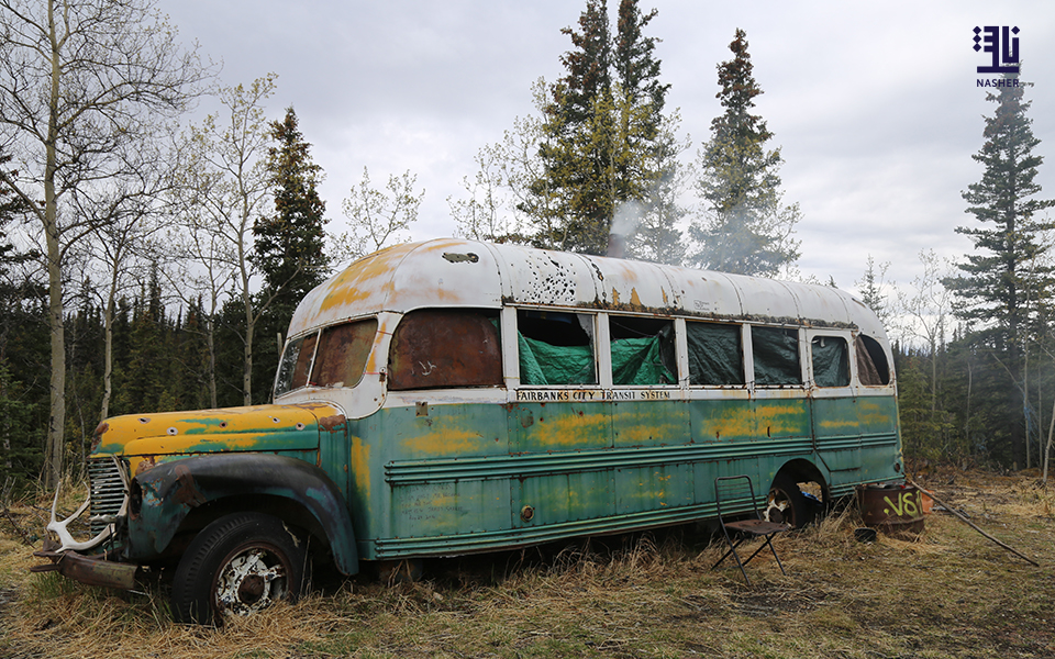 The bus from ‘Into the Wild’ airlifted to new location