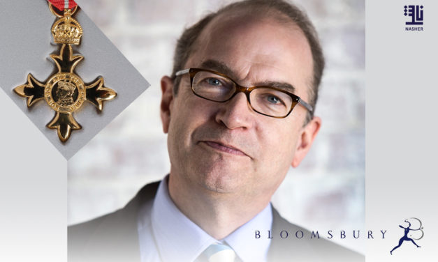 Nigel Newton CEO of Bloomsbury is honoured by the Queen