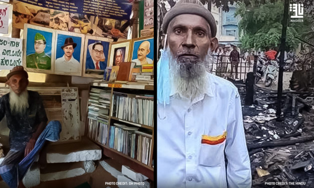 Over 11,000 books in poor man’s library destroyed in fire